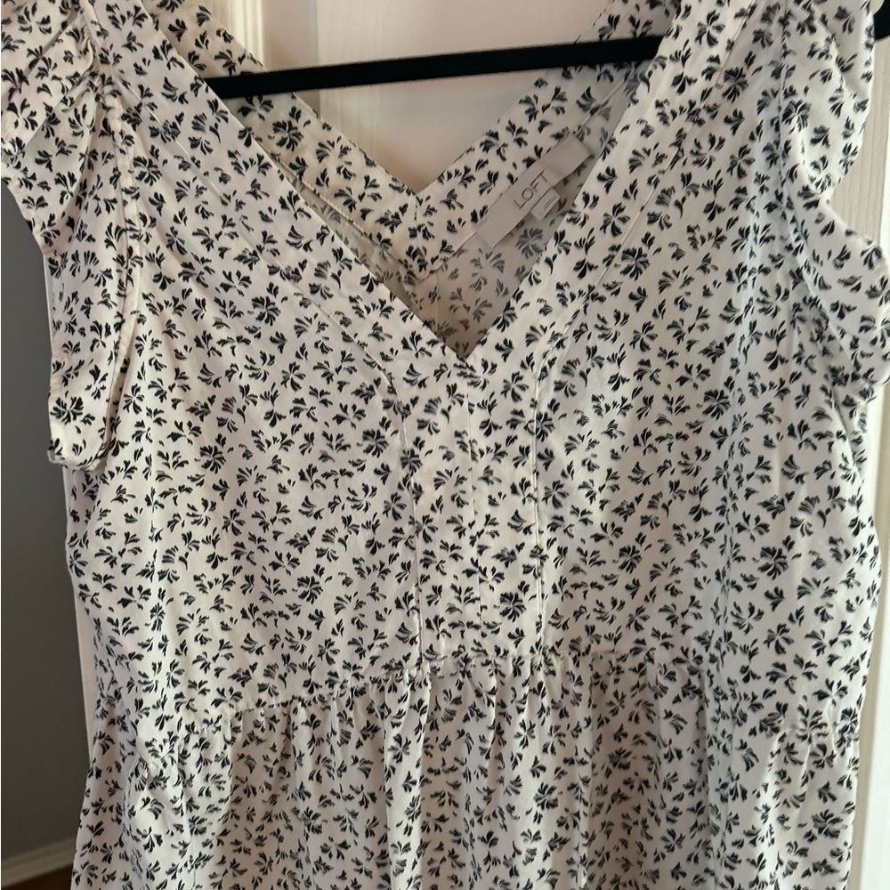 Loft black and white pendulum top large
